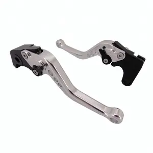 Leviers de frein et d'embrayage réglables, courts, en aluminium, pour YAMAHA <span class=keywords><strong>R1</strong></span> R6 <span class=keywords><strong>FZ1</strong></span> R6, nouveau, - Product Image 1