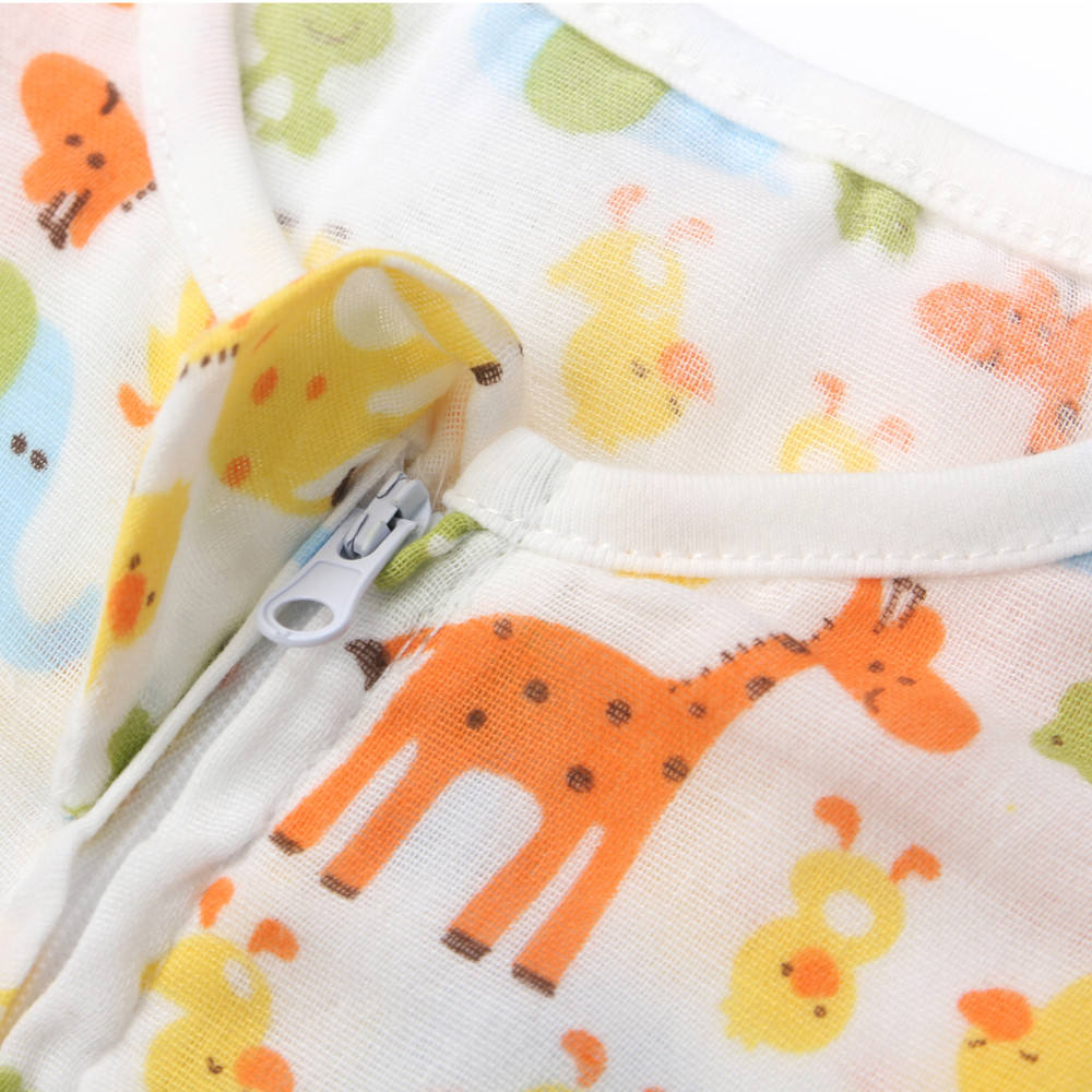 Zogift 2018 2 capas suave ecológico 100% tela de muselina de algodón bebé saco de dormir - Product Image 4