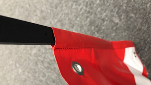 OEM de alta calidad de encargo rojo y blanco tamaño diferente de PVC Internacional Bandera de <span class=keywords><strong>buceo</strong></span> - Product Image 3