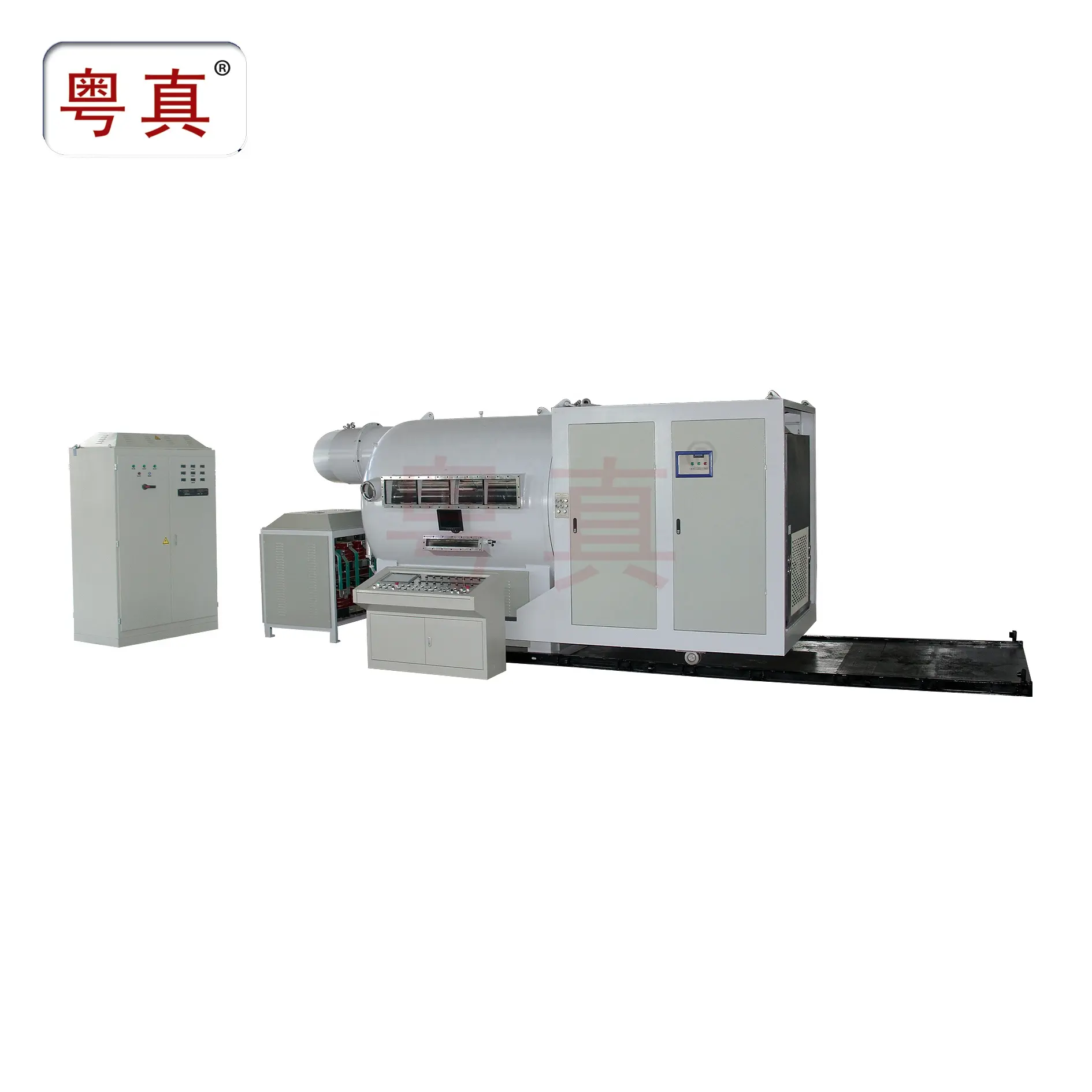 HRI vacuum metallizing machine film vacuum coating machine for hot stamping foil laser BOPP LDPE of Yuedong Metallizer Co.,Ltd.