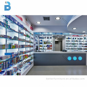 קמעונאות מרקחת חנות פנים עיצוב רפואי חנות ריהוט תצוגת מדף - Product Image 4