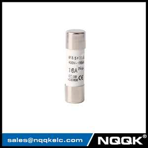 R014 8.5*31.5 (8.5x31.5) Norme IEC Cylindrique céramique <span class=keywords><strong>16</strong></span> ampères <span class=keywords><strong>fusibles</strong></span> lien - Product Image 2