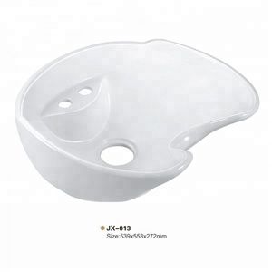 Équipement de salon de coiffure en porcelaine de bonne qualité, directement de l'usine, mobilier de salon, lavabo en céramique pour salon de coiffure - Product Image 2