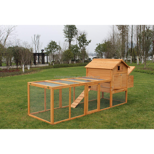 Gallinero de madera de abeto chino, jaula grande de madera para mascotas - Product Image 1