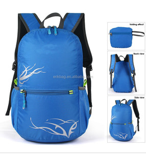 Meilleures ventes <span class=keywords><strong>blue</strong></span> water proof poids léger pliage en nylon sac à dos, Nylon pliable sac à dos sac de sport - Product Image 1