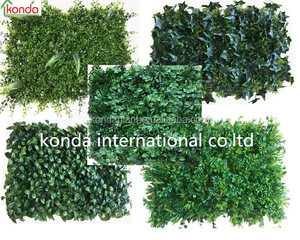 Verde plantas <span class=keywords><strong>de</strong></span> plástico falsos seto artificial estera del <span class=keywords><strong>boj</strong></span> - Product Image 1