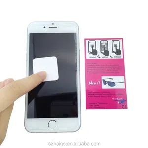 Microfiber sticker screen cleaner / screen cleaner sticker /Super convenient mobile screen cleaner