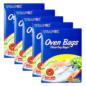 Oven Bag Bread Bag Heat Resistant PET Turkey Cooking Microwavable Bread Plastic Oven Roasting Bag