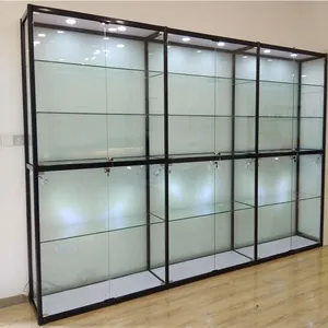 High quality pharmacy furniture shop fitting/ medicine store glass cabinet