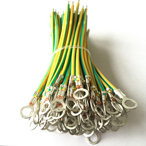 Personalizzato varie dimensioni 4 6 8 10 1/4 5/16 <span class=keywords><strong>3</strong></span>/8 1/2 anello linguetta terminale forcella forcella terminale a pavimento cablaggio - Product Image 4