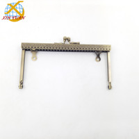 प्राचीन पीतल 15*7.5 cm DIY बैग सामान पर्स फ्रेम