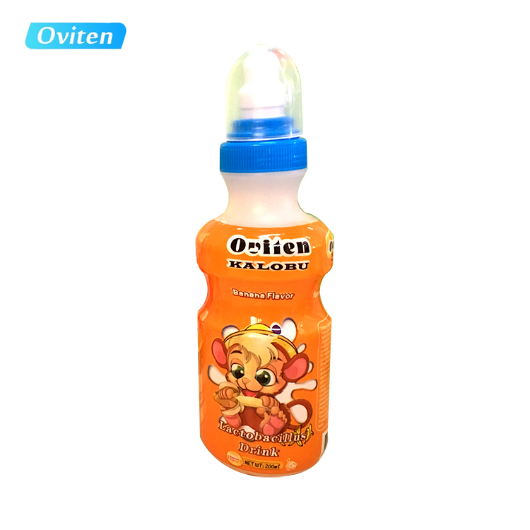 Оптовая продажа 200 мл бананового вкуса лактобаклюс молочный напиток