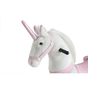 Özel teklif mekanik binmek Unicorn oyuncaklar simülatörü sallanan atlar