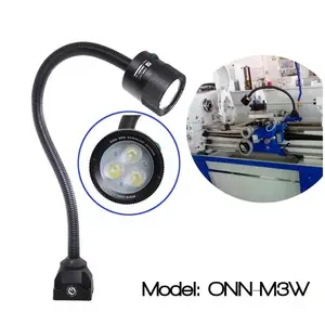 ONN-M3W 24v फ्लेक्सिबल मैकेनिक्स गूज़नेक लाइट एलईडी मशीन टूल वर्क लाइट IP65 CE