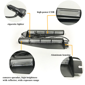 ไฟ LED 12V สีแดงและสีฟ้าสีเหลืองอำพันไฟกะบังหน้ารถ - Product Image 5