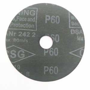 hot abrasive aluminium oxide fiber disc