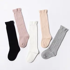 Offre Spéciale doux bébé genou <span class=keywords><strong>chaussettes</strong></span> <span class=keywords><strong>hautes</strong></span> avec printemps automne en gros infantile bébé enfant en bas âge <span class=keywords><strong>chaussettes</strong></span> bébés enfants fille Spandex - Product Image 1