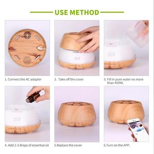 Thiết Bị Gia Dụng Cổ Phiếu 400Ml Tinh Dầu Chất Lượng Cao Thông Minh Loa Với App Control Aroma Diffuser - Product Image 5