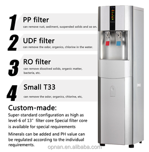 Offerta di fabbrica di lusso 6 filtri tipo supporto alcalina distributore di acqua calda e fredda del dispositivo di raffreddamento - Product Image 3