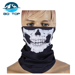 Plus Populaire Magique Multi Utiliser Imprimé Sans Soudure Noir Crâne Cache-Cou <span class=keywords><strong>Sport</strong></span> Bandanas - Product Image 1