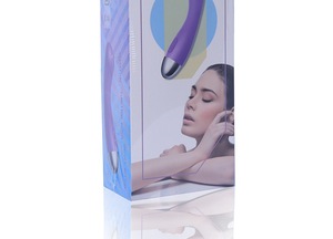 Vibratore g-spot viola <span class=keywords><strong>vaginale</strong></span> in silicone impermeabile ricaricabile a 30 velocità - Product Image 5