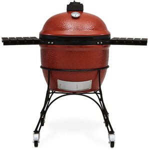 24 " de cerámica Kamado <span class=keywords><strong>barbacoa</strong></span> de <span class=keywords><strong>carbón</strong></span> de <span class=keywords><strong>barbacoa</strong></span> parrillas recortar con con <span class=keywords><strong>ruedas</strong></span> para interior y exterior de cocina - Product Image 2