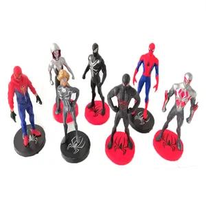 7 Buah/Set Spiderman Ke Spider-Ayat PVC Action Figure Collectible Model Mainan untuk Anak-anak