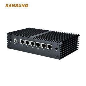 6 LAN البسيطة الكمبيوتر راوتر رقيقة العميل خادم سيليرون i3 i5 i7 AES-NI pfsense بدون مروحة البسيطة PC - Product Image 5