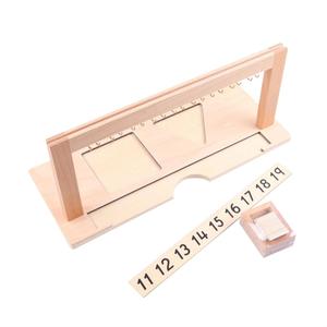 Juguetes Educativos Montessori de Madera de Alta Calidad, Material Didáctico de Matemáticas Montessori, Soporte para Escaleras de Cuentas de Colores - Product Image 6