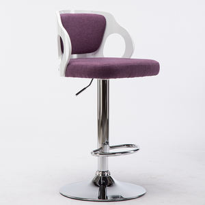 بيع بالجملة عالية الجودة بينتوود الأرجواني قابل للتعديل الإفطار ، مقاعد بار دوار للبيع - Product Image 2