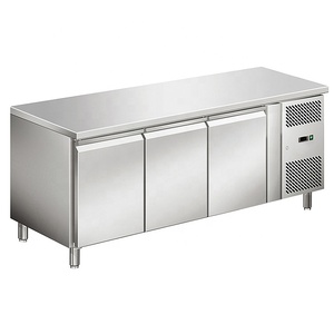 Réfrigérateur <span class=keywords><strong>professionnel</strong></span> de comptoir en acier inoxydable pour cuisine, réfrigérateur sous bar - Product Image 2