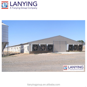 Prix bas cadre En Acier Préfabriqué bâtiments pour Poulet/Vache Volaille Hangar Agricole Ferme de poulet maison pour vente - Product Image 2