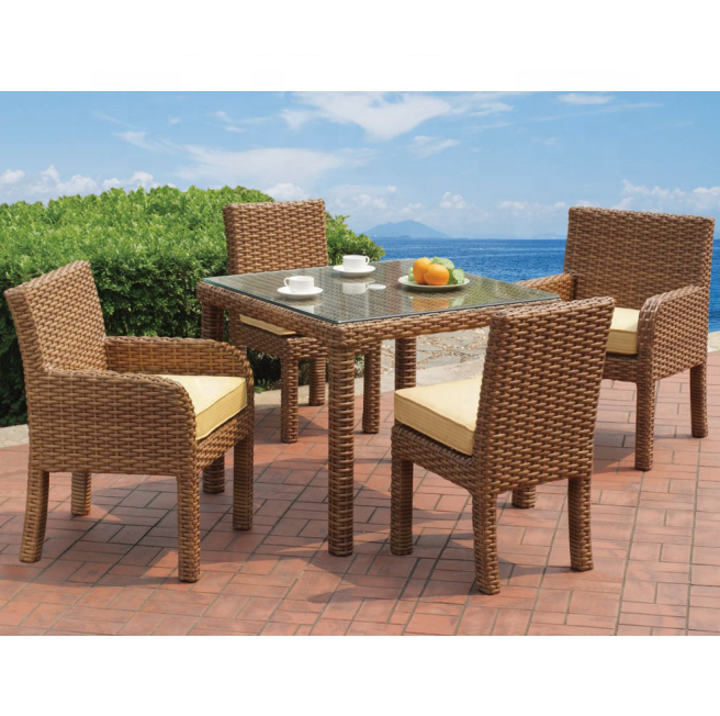 bamboo cane furniture  bistro chair  rattan dining table and chair set