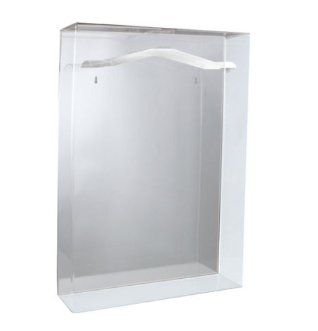 Acrylic Small Jersey Display Glass Frame Cabinet Case with Mirrored Back