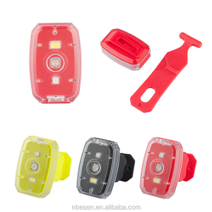 Lumière de vélo rechargeable 2 LED avant arrière <span class=keywords><strong>feu</strong></span> de signalisation USB - Product Image 2