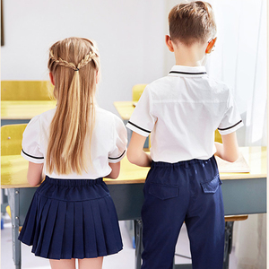 Abbigliamento <span class=keywords><strong>per</strong></span> Bambini all'Ingrosso, Gonna Plissettata <span class=keywords><strong>per</strong></span> Ragazze, Pantaloncini <span class=keywords><strong>per</strong></span> Ragazzi, Uniforme Internazionale <span class=keywords><strong>per</strong></span> Asilo e Scuola Primaria - Product Image 4