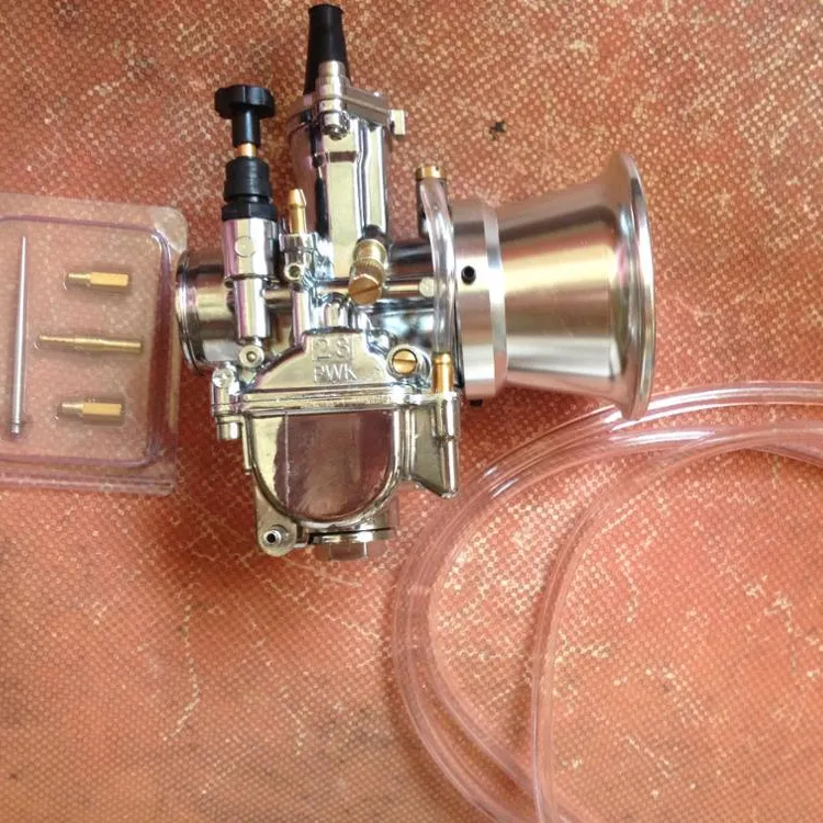 Карбюратор PWK racing с плоской стороной 28 мм, замена keihin OKO carb chrome w stack 28 мм