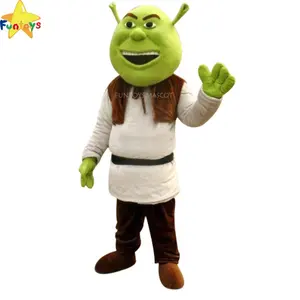 Funtoys CE Advertising Shrek Mascot Costume Fancy Dress For Adult