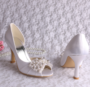 <span class=keywords><strong>Aliexpress</strong></span>-zapatos de crema blanca para novia, 23 colores - Product Image 6