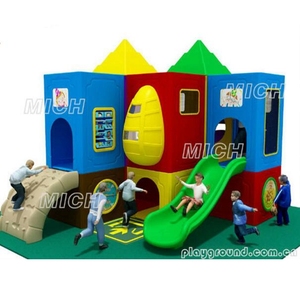Nuevo niño juguetes de plástico al aire libre gimnasio de la selva con tobogán al aire libre gimnasio de la Selva - Product Image 1