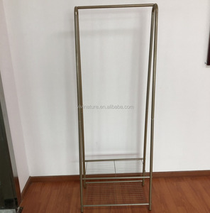 High Quality Garment <strong>Coat</strong> <strong>Rack</strong> with 2 Tier <strong>Shoe</strong> Clothes <strong>Storage</strong> Shelves - Product Image 2