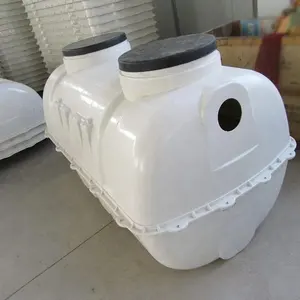 Mini tanque septico doméstico, atacado de fábrica, 2m3, fibra de vidro, frp, tanque septico de fibra de vidro, 500 galão