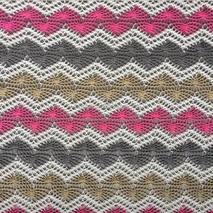 Multicolore di alta qualità del cotone crochet tessuto del merletto per il sud america mercato