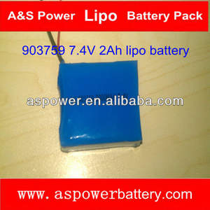 903759 2S Lipo батареи 7.4V 2000mAh - Product Image 1