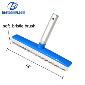 12 "<span class=keywords><strong>piscina</strong></span> Pared de limpieza cepillo para aluminio barato Limpieza de alta calidad con cerdas suaves - Product Image 2