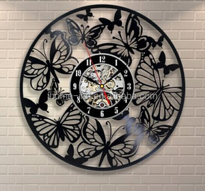 Smart <span class=keywords><strong>orologio</strong></span> in vinile CD record orologi <span class=keywords><strong>da</strong></span> <span class=keywords><strong>parete</strong></span> divertente disegni di figura del <span class=keywords><strong>gatto</strong></span> orologi <span class=keywords><strong>da</strong></span> <span class=keywords><strong>parete</strong></span> - Product Image 3