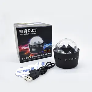 Nouveau cool LED rythme lumière stroboscopique avec son activé boule disco de toit de voiture de lumière d'étoile de plafond