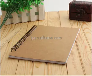 Il progetto di bobina notebook notepad kraft di carta, e scrivere il esercizio libri