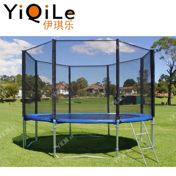 grote trampoline met veiligheidsnet voor verkoop