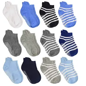 В наличии, нескользящие носки до щиколотки для малышей, детей, мальчиков, девочек, детские носки